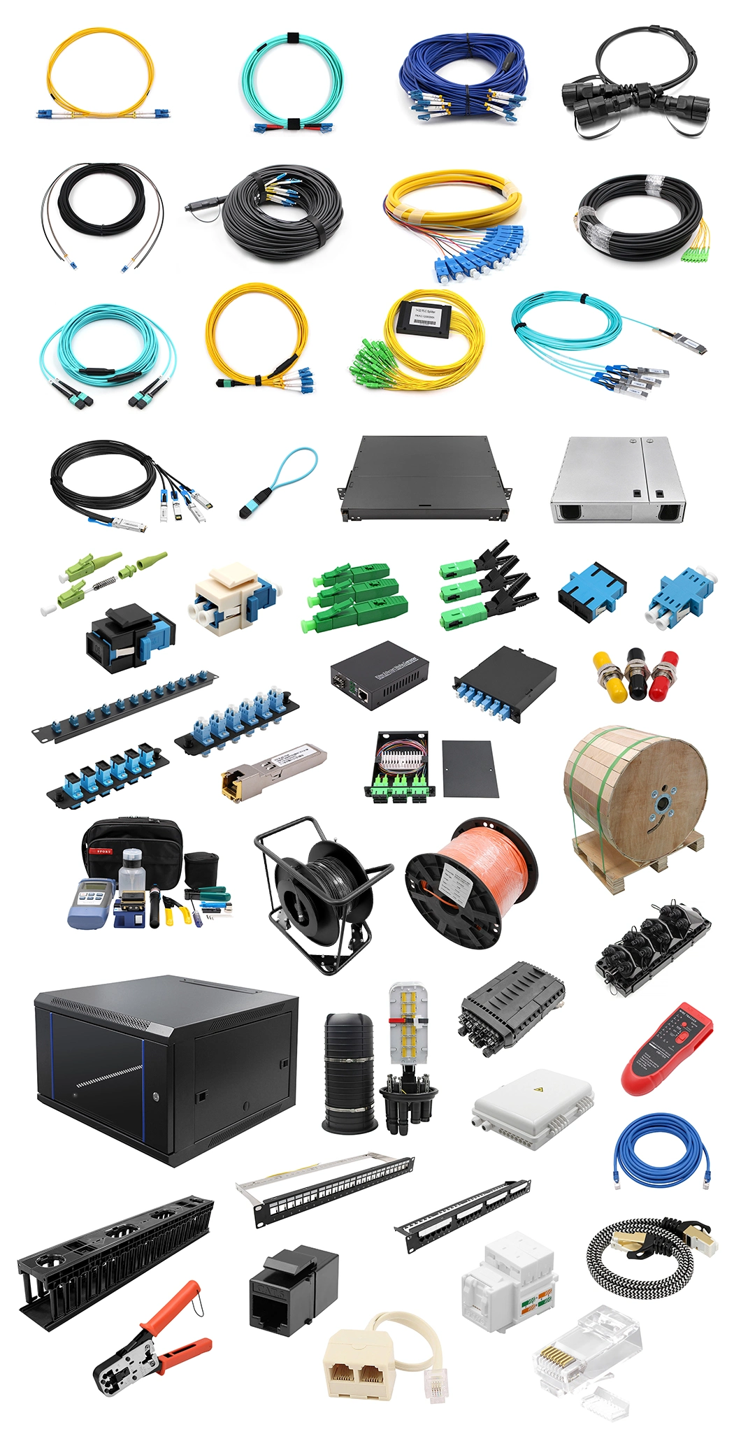 CAT.6 RJ45 8P8C Modular Plug Shielded (FTP) Network Connectors Short Body With Tail 2 Pieces Kit