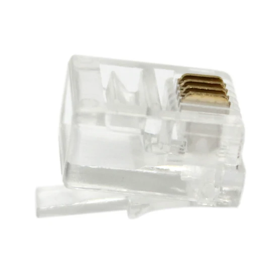 Conector RJ45 Ethernet hembra CAT6 Enchufe modular sin blindaje 8p8c Internet Cat 6