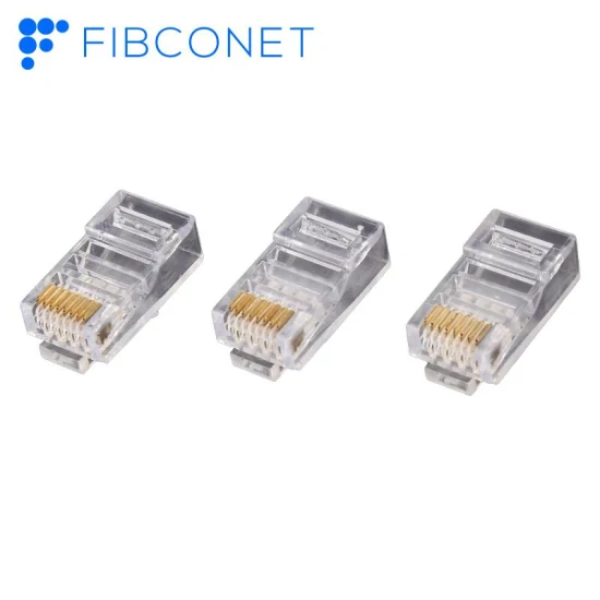 Enchufe modular de cable de red UTP STP Enchufe CAT6 RJ45