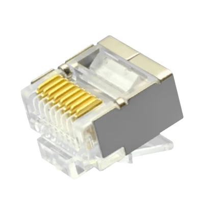 Cuerpo corto de conectores de red blindados (FTP) de enchufe modular CAT.5E RJ45 8P8C