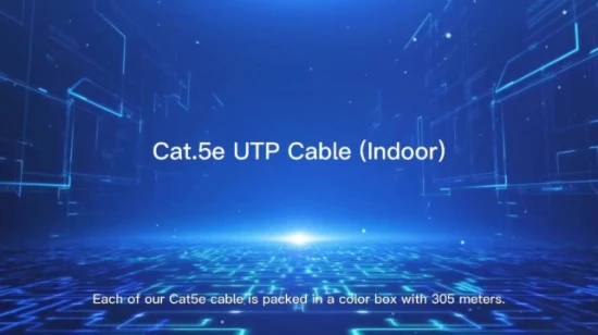  Gato de 5 m.  El cable de conexión 5e RJ45 24AWG sin blindaje cumple con los estándares Tia/Eia