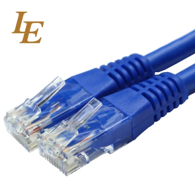 Cable de conexión para computadora trenzado blindado F/UTP de 4 pares Cat5e/CAT6/CAT6A