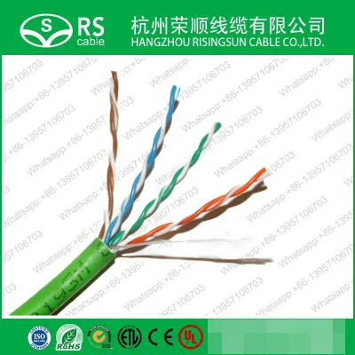 Cable LAN de red LSZH de PVC LSZH de alta calidad 24AWG Cat5e CAT6 Cat7 UTP/FTP/SFTP