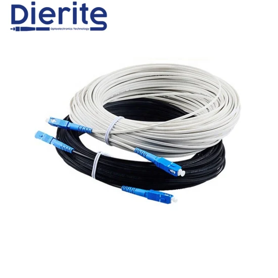 Venta directa de fábrica OEM Sc/APC-Sc/APC Simplex Singlemode Sx Sm Cable de conexión de fibra óptica para fibra a la X en cable de telecomunicaciones FTTH