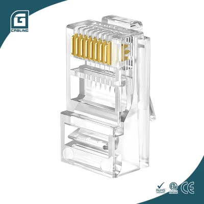 Gcabling 8p8c UTP CAT6 CAT6A Cat5e RJ45 enchufe de red Ethernet RJ45 conector Modular