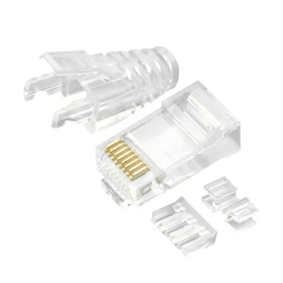 Kit de enchufe de conectores de red sin blindaje (UTP) de enchufe modular CAT.6A RJ45 8P8C